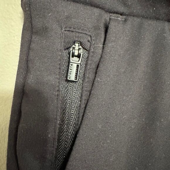 Athleta Venice pintuck pants pull on straight leg black size small - Picture 5 of 8